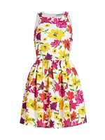 Lastemylar Floral Fit & Flare Dress