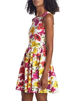 Lastemylar Floral Fit & Flare Dress