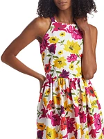 Lastemylar Floral Fit & Flare Dress