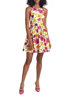 Lastemylar Floral Fit & Flare Dress