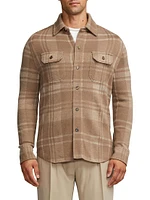 Birdseye Plaid Long-Sleeve Shirt