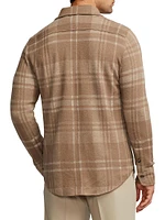 Birdseye Plaid Long-Sleeve Shirt