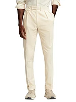 Cotton Corduroy Straight-Leg Pants