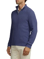 Textured Silk-Cotton Sweater