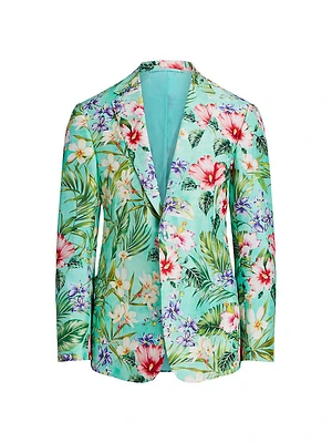 Floral Silk Sports Coat