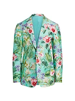 Floral Silk Sports Coat