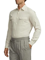 Wale Corduroy Cotton Long-Sleeve Shirt