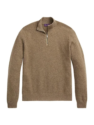 Cashmere Half-Zip Pullover