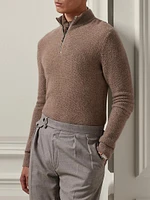 Cashmere Half-Zip Pullover