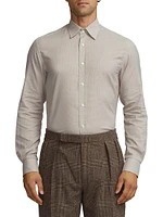 Harrison Houndstooth Button-Front Shirt