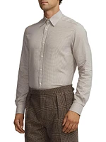 Harrison Houndstooth Button-Front Shirt