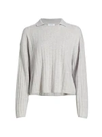 Rib-Knit Cashmere Sweater