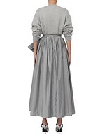 Polyfaille Circle Midi-Skirt