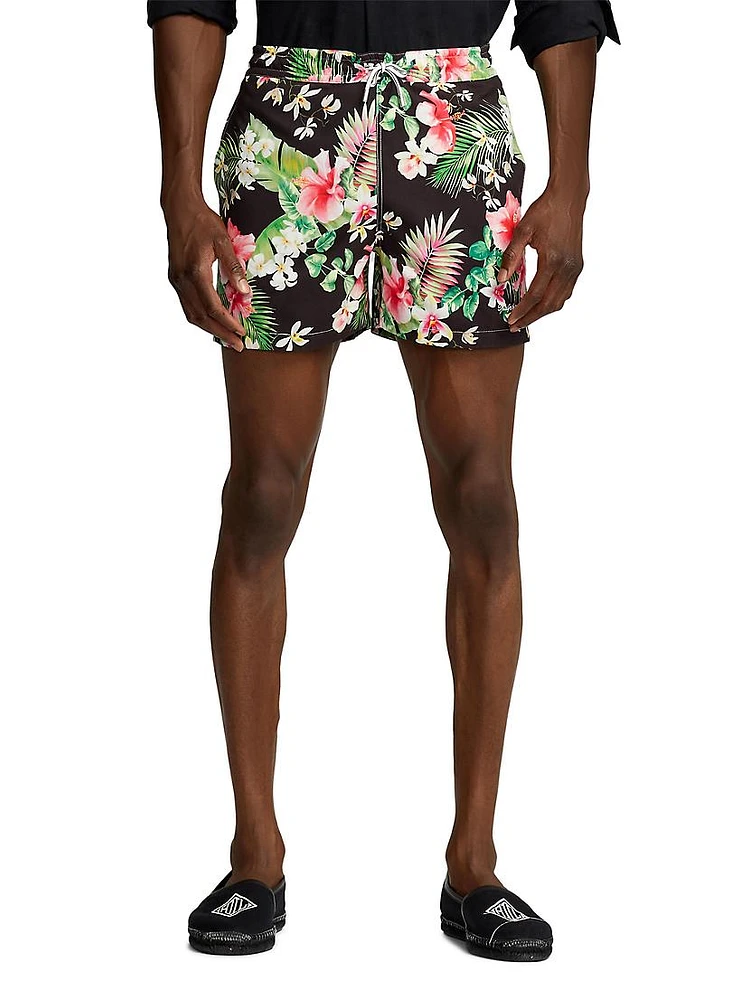 Amalfi Floral Swim Trunks