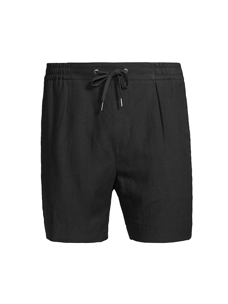 Silk-Linen Dorset Shorts