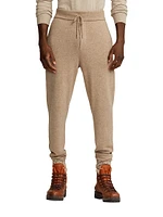 Wool & Cashmere-Blend Drawstring Joggers