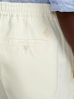 Silk & Linen Drawstring Shorts