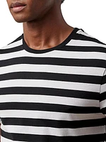 Striped Cotton Short-Sleeve T-Shirt