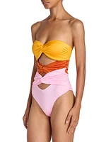 Twisted Cut-Out Swimsuit