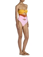 Twisted Cut-Out Swimsuit