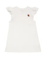 Little Girl's & Crochet-Trim T-Shirt Dress