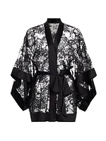 Camille Floral Lace Robe