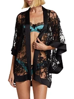 Camille Floral Lace Robe