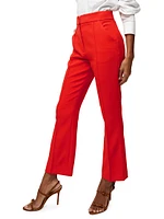 Tani Ankle-Crop Boot-Cut Pants