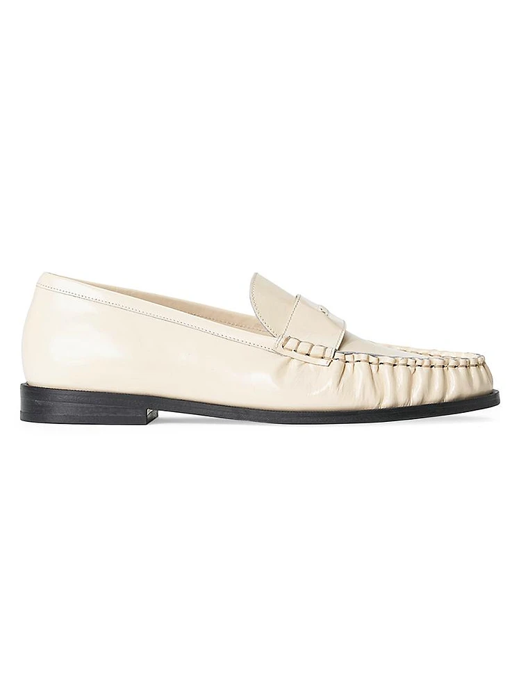 Loulou Leather Penny Loafers