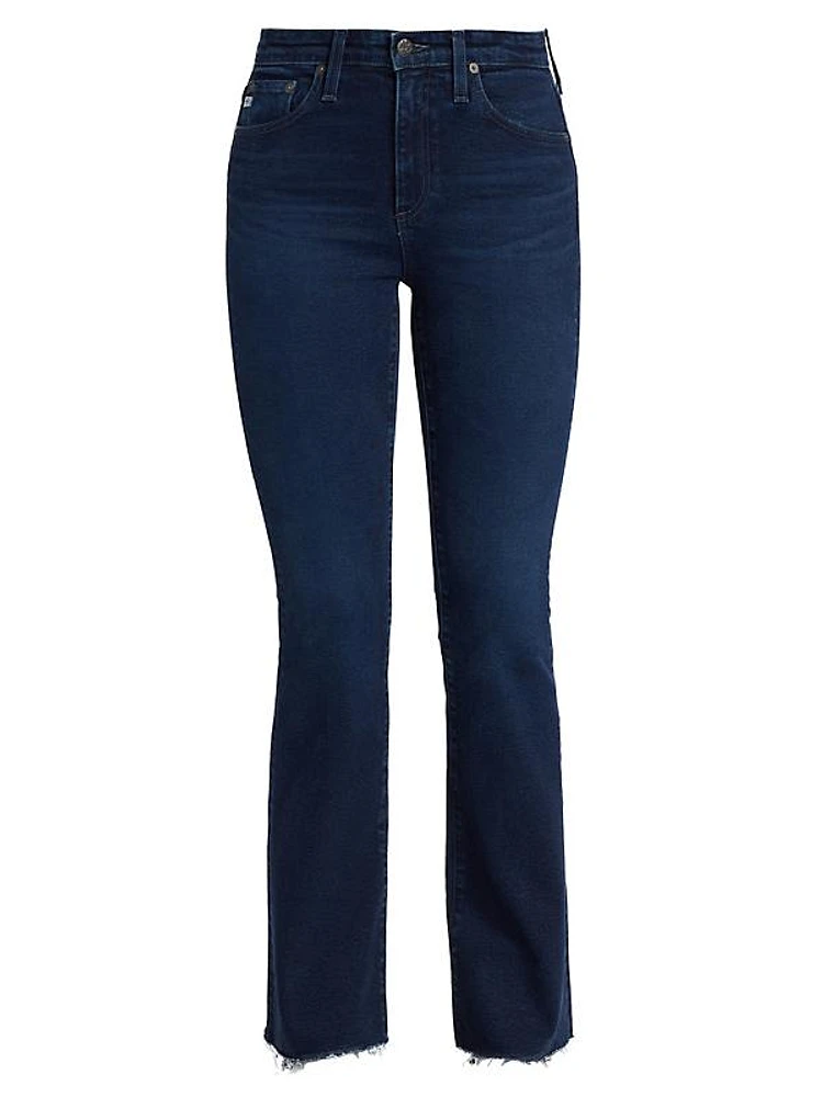 Farrah Cropped Boot-Cut Jeans