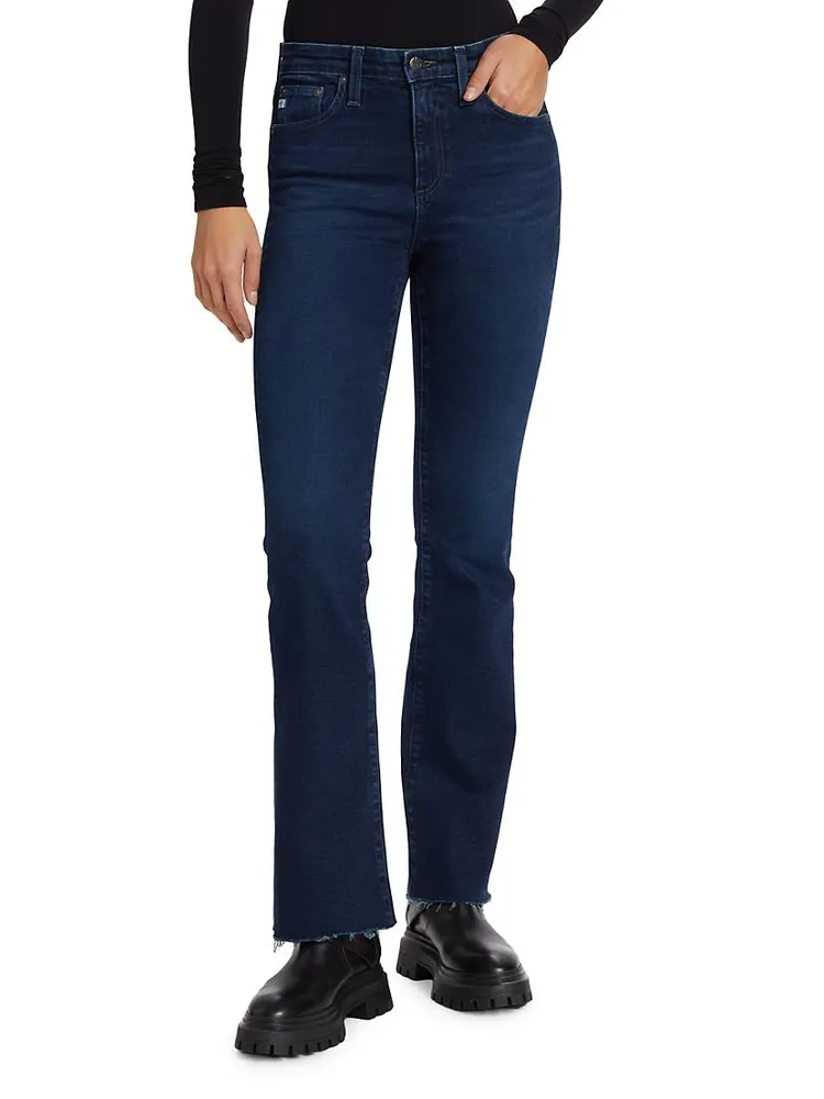 Farrah Cropped Boot-Cut Jeans