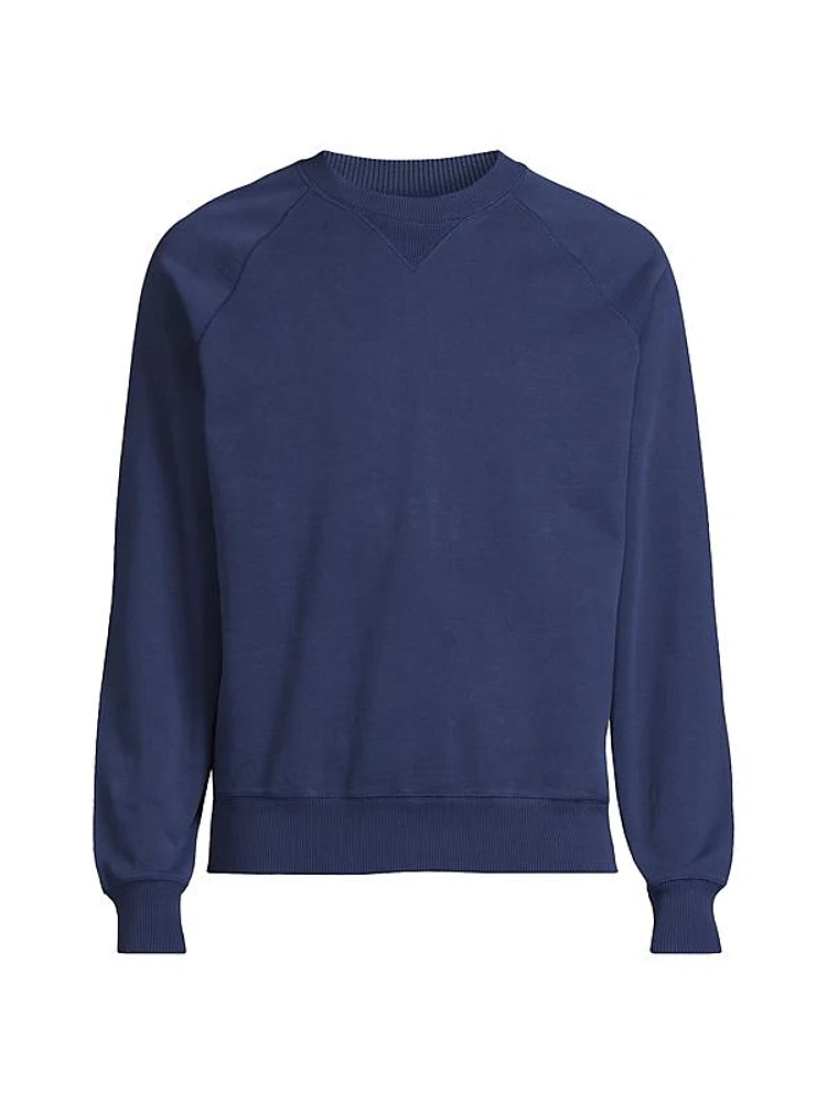 Cotton Raglan Sweatshirt