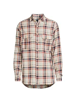 Checked Cotton Work Shirt