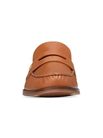 Lux Pinch Penny Leather Loafer Mules