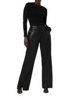 Rosie High-Rise Wide-Leg Pants