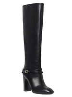 Solana 100MM Leather Knee-High Boots