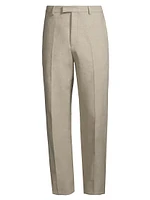 Linen Crease-Front Pants