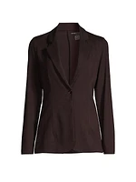 Soft Touch One-Button Blazer