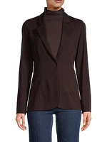 Soft Touch One-Button Blazer