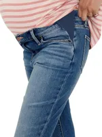 the Under Bump Crop Maternity Jeans