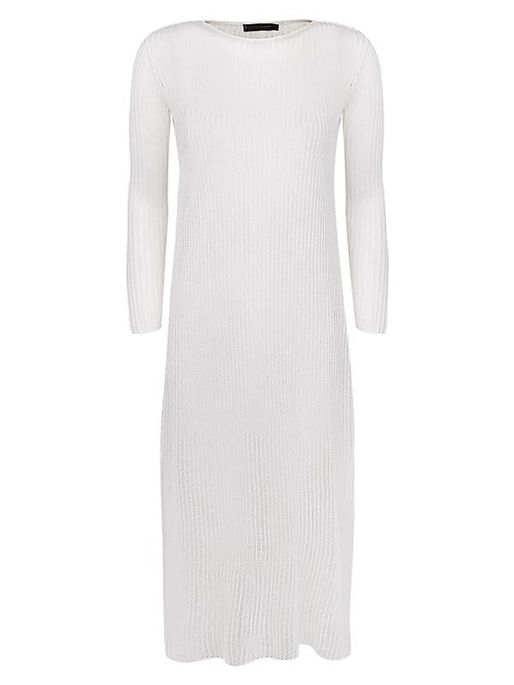 Telma Cotton Knit Midi-Dress