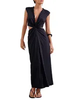 Raira Twist Maxi Dress