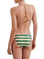 Chance Diane Striped Bikini Top