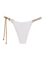 Diane Textured String Bikini Bottom