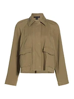 Cotton-Blend Twill Jacket