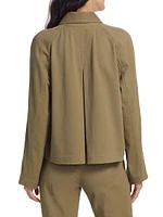 Cotton-Blend Twill Jacket