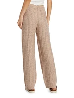 Cable-Knit Drawstring Sweatpants