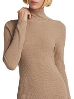 Silvana Rib-Knit Sweaterdress