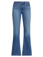 Genevieve Mid-Rise Flare Jeans