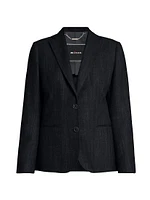 Wool Single-Breasted Blazer